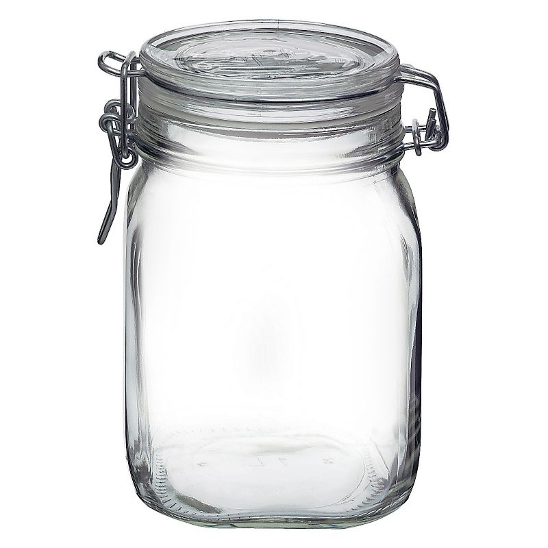 Fido 1 Liter Clamp Jar - Clear - Bormioli Rocco, 1 of 7