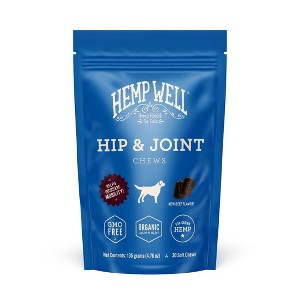 Hemp Well Hip & Joint Dog Soft Chews - For Comfort & Mobility - 1 of 4