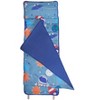 EVERYDAY KIDS Toddler Nap Mat –Outer Space Adventure– Soft Microfiber, Rollup with Handle & Pillow, for Preschool, Daycare, or Travel -Ages 2-6 years - 4 of 4