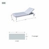 Moda Furnishings W29.5" x D80.7" Outdoor Chaise Lounge With Cushion - 4 of 4