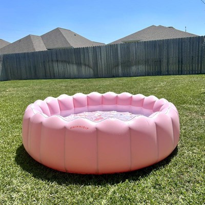 Pink inflatable best sale pool