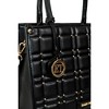 Ellen Tracy Studded Smooth Quilted Satchel - 3 of 4