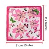 Unique Bargains Women's Circle Pattern Square Neck Scarf Neckerchief 20" x 20" - 3 of 4