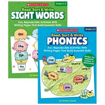 Scholastic Teaching Solutions Read, Sort & Write Reproducible Workbook Bundle, Grade K-2