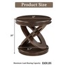 NicBex Mid Century Solid Wood Cocktail  Coffee Table with Elegant X-Shaped Base,Modern Tea table Center Table for Living Room,Bedroom - 4 of 4