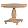 NicBex Round Dining Table Set for 4 Retro Wood Dining Set Pedestal Table Base with 4 Chairs for Kitchen - 4 of 4