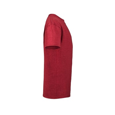 Large Red Cotton Blend Men's Graphic Crew Neck T-Shirt