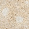Saro Lifestyle Delicate Embroidered Floral Pillow Cover, 20"x20", Beige - 3 of 4