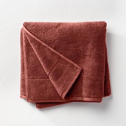 Clay Waffle Bath Towel | Geometry