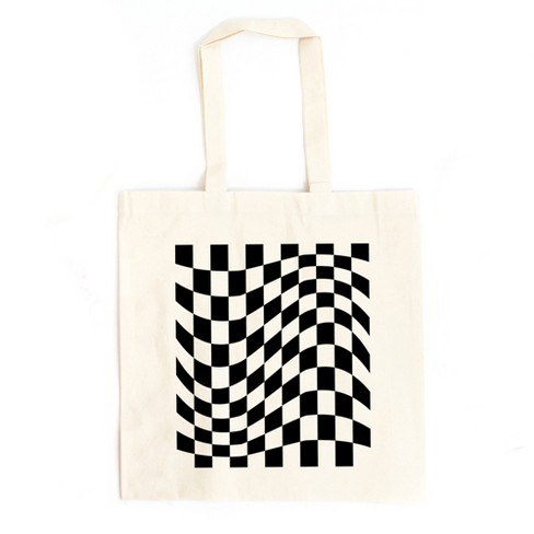 City Creek Prints Checkered Square Canvas Tote Bag - 15x16 - Natural :  Target