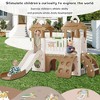 Whisen 8-in-1 Toddler Climber and Slide Set with Slide, Basketball Hoop, Crawling Tunnel, Ideal Gift for Kids Age 1+ - 3 of 4