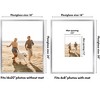 Americanflat 16x20 Picture Frame with Polished Plexiglass - Use as 6x8 Frame with Mat or Display 16x20 Photo Without Mat - Silver - 2 of 4