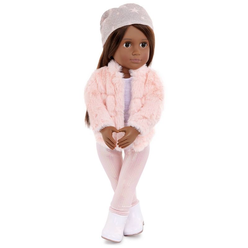 Our Generation Fancy &#38; Furry Pink Faux-Fur Coat for 18&#34; Dolls, 4 of 7