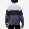 CULTURA Men's Full Zip Mock Neck Cardigan Sweater With Fleece Lining - 2 of 4