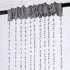 Kate Aurora Luxurious Jaeger Rod Pocket Acrylic Beaded Single Window Curtain Panel - 3 of 4