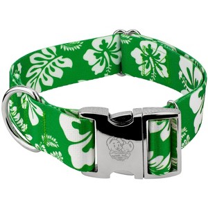 Country Brook Petz 1 1/2 Inch Premium Dog Collar - Summer Breeze Collection - 1 of 4