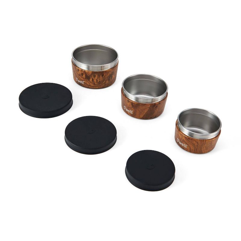 S&#39;well Food Canister Set Teakwood, 2 of 9