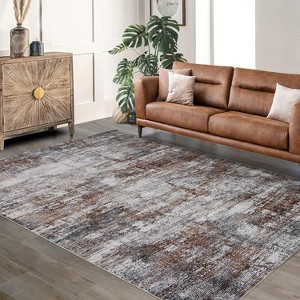 Coucheta Area Rug Living Room Rugs Indoor Soft Fluffy Rug Abstract Carpet for Bedroom Kitchen Dining Room Floor Washable Plush Throw Large Accent Rug - 1 of 4
