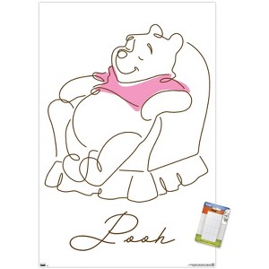 Trends International Disney Simple Moments Line Art - Pooh Unframed Wall Poster Prints - 1 of 4