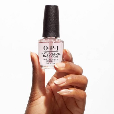 OPI Nail Treatment Natural Nail Base Coat - Clear - 0.5 fl oz_4