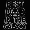 Men's Star Wars: A New Hope Father's Day Best Dad Darth Vader Helmet Long Sleeve Shirt - image 2 of 2