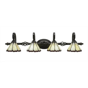 Toltec Lighting Elegante 4 - Light Vanity in  Dark Granite - 1 of 1