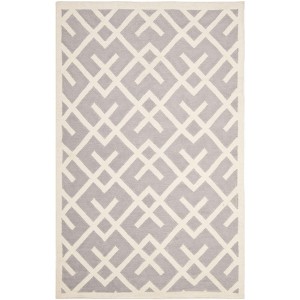 Dhurries DHU552 Hand Woven Flat Weave Indoor Rugs - Safavieh - 1 of 4