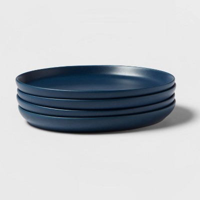 8" 4pk Stoneware Tilley Salad Plates Blue - Threshold™