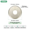 Unique Bargains Wall Split Flange Self-Adhesive Plumbing Cover Plates ABS Faucet Escutcheons 2 Pcs - 3 of 4