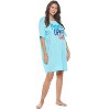 Casual Nights Women's Short Sleeve Printed Scoop Neck Sleep Tee - 2 of 4