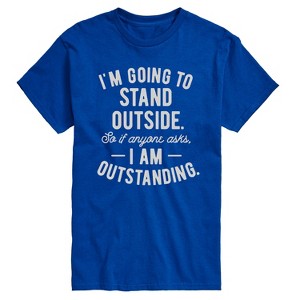 Men's - Instant Message - Stand Outside Outstanding Short Sleeve Graphic T-Shirt - 1 of 4
