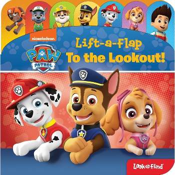 Nickelodeon Paw Patrol: To the Lookout! Lift-A-Flap Look and Find - by  Pi Kids (Board Book)