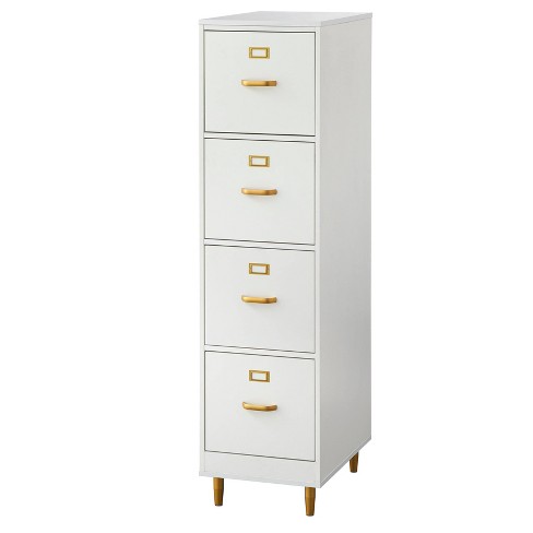 White gold file deals cabinet