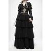 Women's Steampunk Lace Up Puff Sleeve Short Coat - Punk Rave - 4 of 4