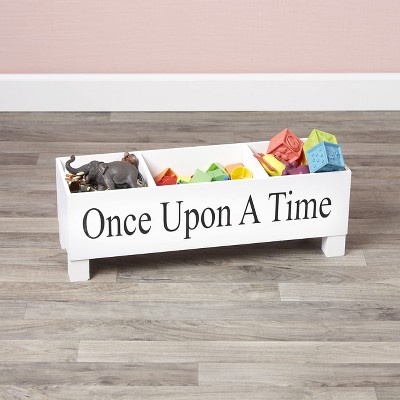 White MDF Children's Cubby Storage with Dividers