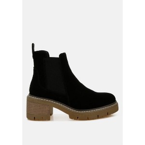 Vostok Suede Chunky Chelsea Boots - 1 of 4