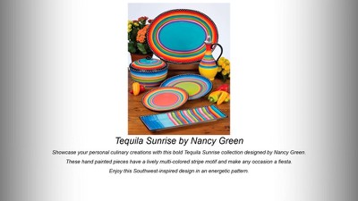 Tequila sunrise dinnerware hotsell