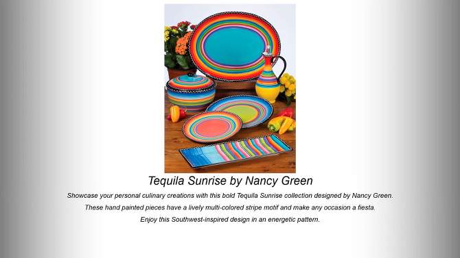 Salad Plate 9" Tequila Sunrise Set of 4 - Certified International, 2 of 4, play video