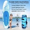 SereneLife Rising Flow Stand-Up Paddleboard SUP - 10'6'' Inflatable Water Paddle-Board with Mobile Phone Case - 4 of 4