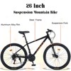 Aukfa 24 Speed Mountain Bike for Men and Women 26 inch Suspension Mountain Bicycle for All-Terrain - 2 of 4