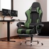 GTPLAYER Fabric Gaming Chair with Footrest and Lumbar Support, Height Adjustable Computer Chair with Headrest - 2 of 4