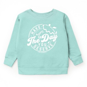 The Juniper Shop SmileyWorld Have The Day You Deserve Circle Youth Sweatshirt - 1 of 4