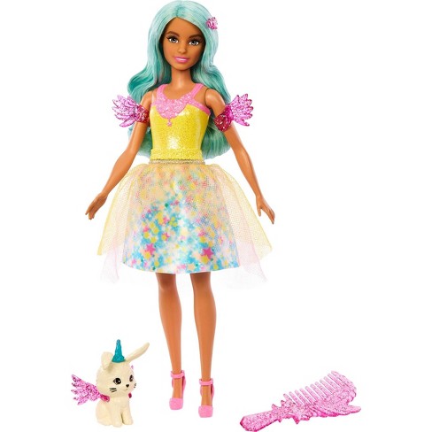 Barbie Teresa Doll With Fairytale Outfit And Pet From Barbie A Touch Of  Magic : Target