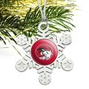 WinstonSalem State University Primary Logo Metal Snowflake Christmas Tree Holiday Ornament - 2 of 3
