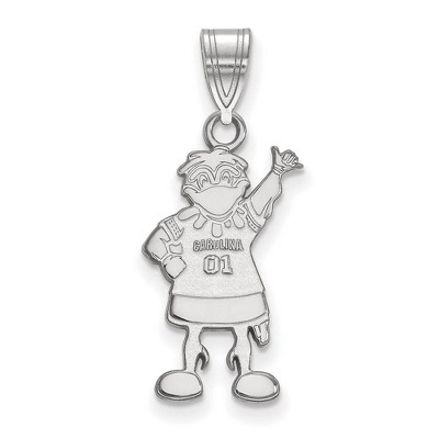Black Bow Jewelry 14k White Gold South Carolina Gamecocks NCAA Large Pendant