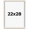 PosterPalooza | Barnwood Shadow Box White Picture Frame - UV Acrylic, Backing, Hanging Hardware - 2 of 4