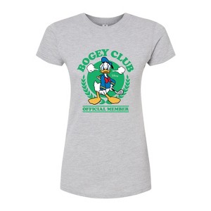 Women's - Disney - Donald Duck Bogey Club Fitted Graphic T-Shirt - 1 of 3