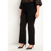 ELOQUII Women's Plus Size Flare Leg Trouser - image 3 of 4