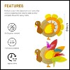 4E's Novelty 12 Pack Turkey Plate Craft for Kids - Fall Thanksgiving Arts and Crafts for Kids Ages 3-12, Fun DIY Thanksgiving Plate Party Decorations - 4 of 4