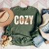 Cozy Season Layered Cursive - Women's Graphic Sweatshirt - 2 of 4